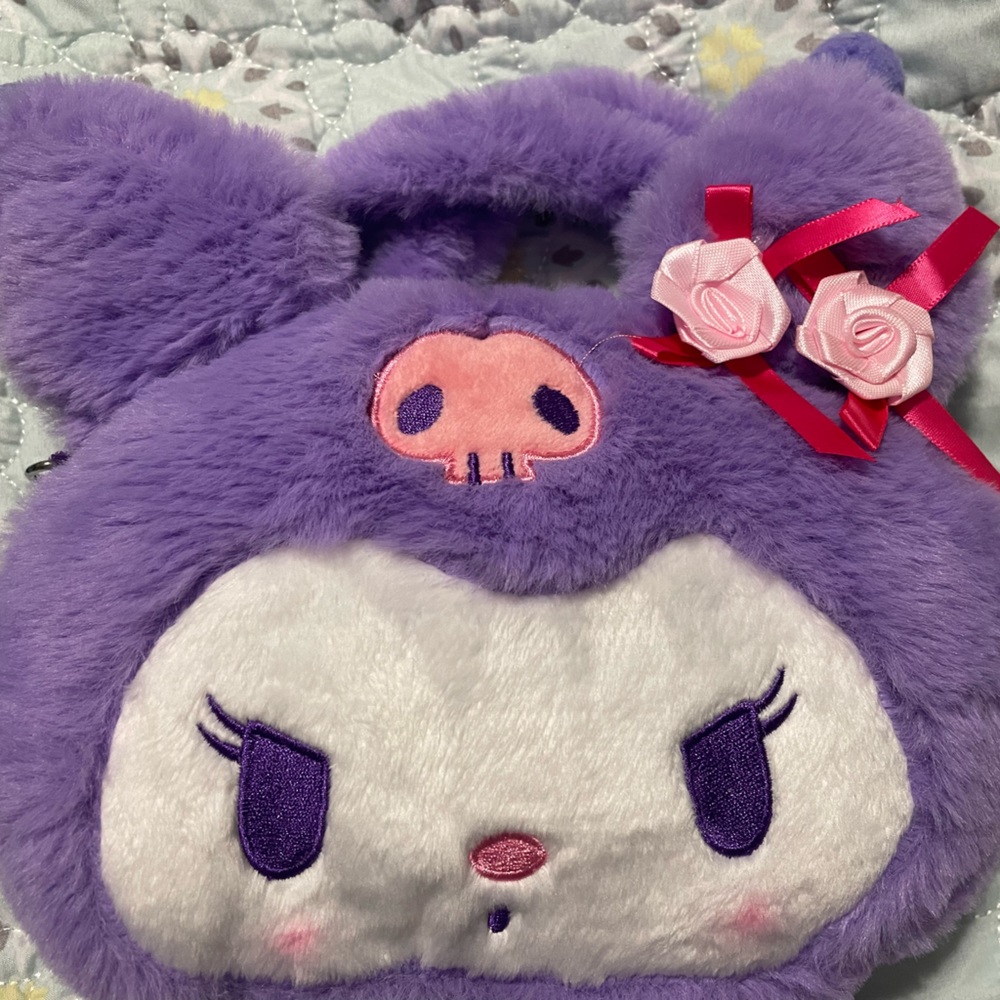 Kuromi Plush Bag